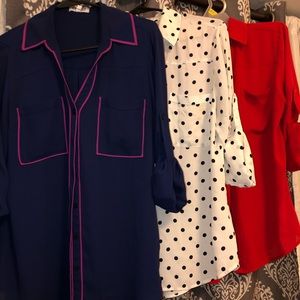 Express portofino button up shirts